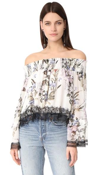 Nicholas Iris Floral Off Shoulder Blouse