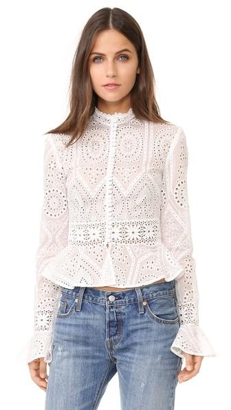 Nicholas Vintage Organdy Top