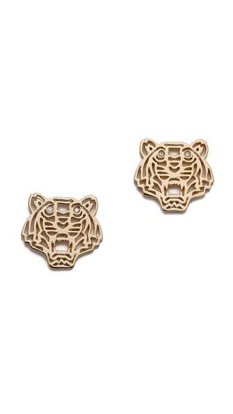 Kenzo Mini Tiger Earrings