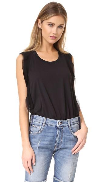 3 1 Phillip Lim Tank With Topstitch Ribbon