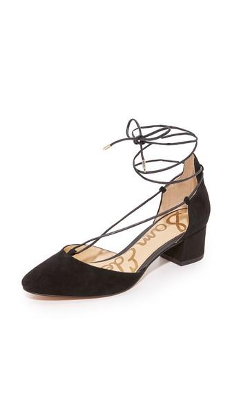 Sam Edelman Loretta Lace Up City Heels