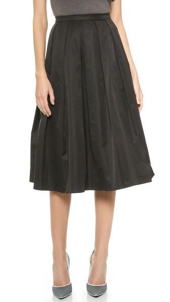 Blaque Label Full Silky Skirt - Black