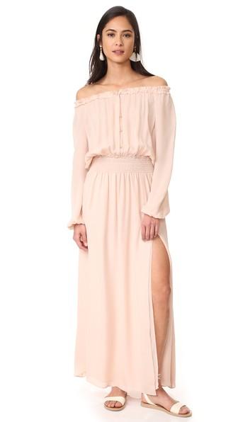 Loveshackfancy Smocked Maxi Dress