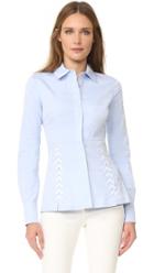 Yigal Azrouel Lace Eyelet Shirt