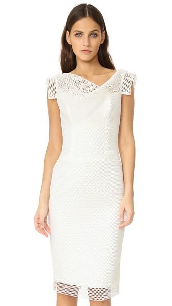 Black Halo Jackie O Anniversary Collection Bonded Mesh Sheath Dress