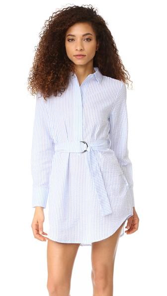 Minkpink Stripe Caftan Shirtdress