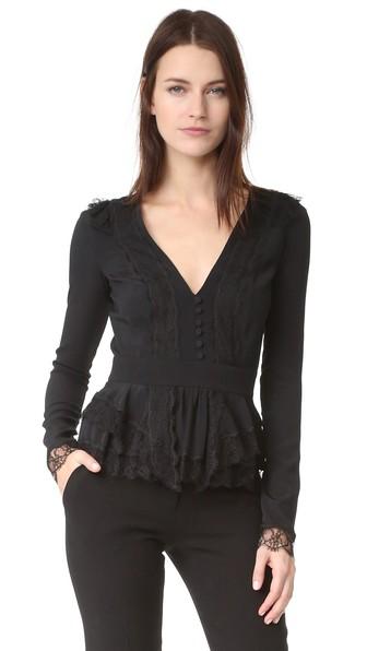 Antonio Berardi Long Sleeve Blouse