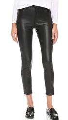 Blank Denim The Principle Mid Rise Vegan Leather Skinny Pants