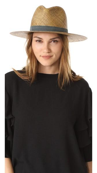 Janessa Leone Claudia Short Brimmed Fedora