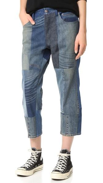 Shopbop.com 6397 Patchwork Shorty Jeans