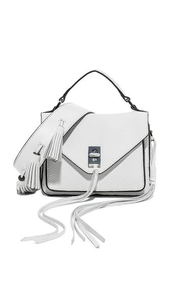 Rebecca Minkoff Mini Darren Messenger With All White Sofia Guitar Strap