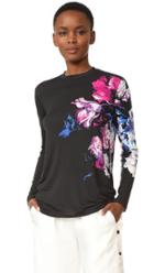 Prabal Gurung Long Sleeve Printed Tee