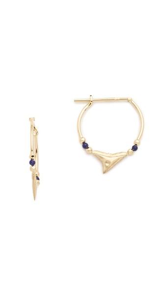 Aurelie Bidermann Fine Jewelry Shark Earrings