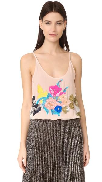 Loyd Ford Embroidered Sleeveless Top