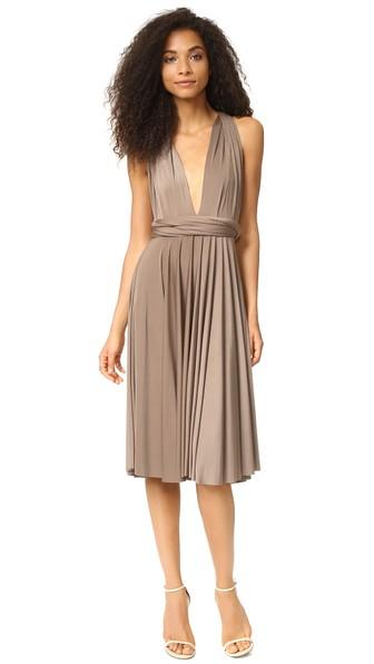 Twobirds Tea Length Convertible Dress