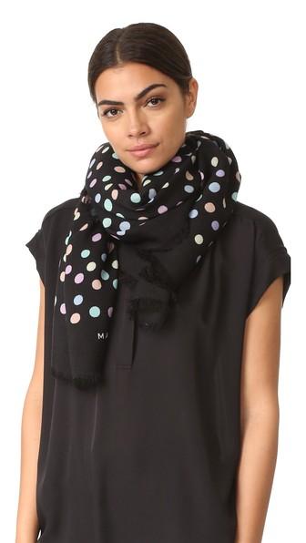Marc Jacobs Pastel Dot Large Stole Scarf