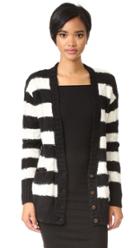 Current Elliott The V Neck Cable Cardigan