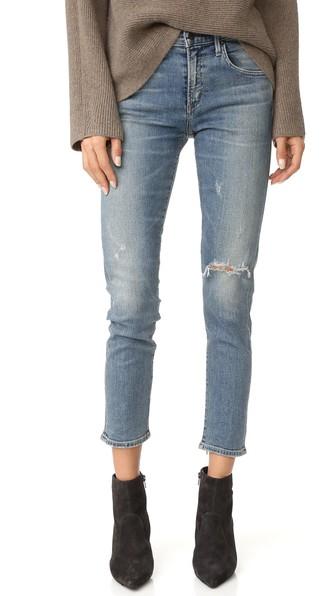Citizens Of Humanity The Principle Girlfriend Jeans With Shadow Pockets