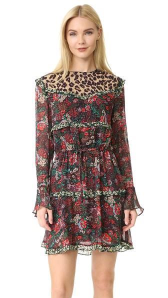 Scotch Soda Maison Scotch Mixed Print Dress