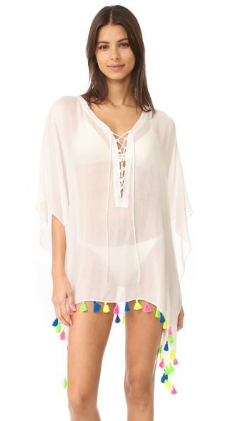 Bindya Lace Up Cover Up Dress