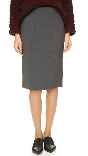 Theory Edition Pencil Skirt - Charcoal