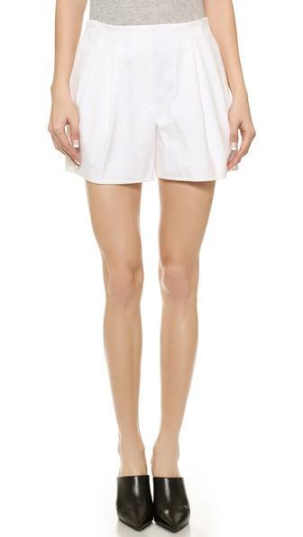 3.1 Phillip Lim Silk Hem Shorts - White