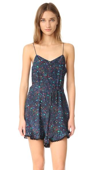 Athena Procopiou Midnights Love Strap Romper