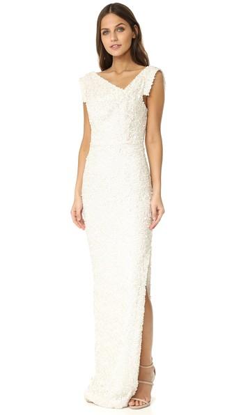 Black Halo Jackie O Anniversary Collection Slit Gown