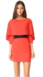 Alice Olivia Cairo 3 4 Sleeve Boat Neck Dress