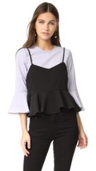 English Factory Bell Sleeve Cami Top