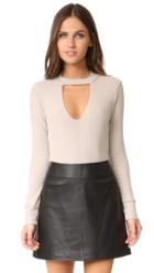 Lna Bardot Long Sleeve Sweater