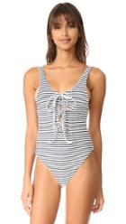 Mara Hoffman Lace Up Front One Piece