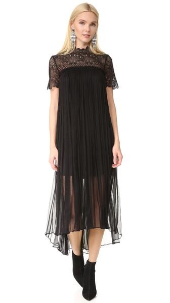 Lover Camelia Silk Maxi Dress