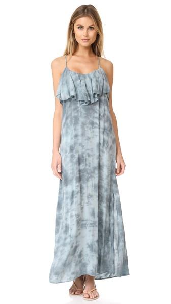Blue Life Enchanted Tie Back Ruffle Dress