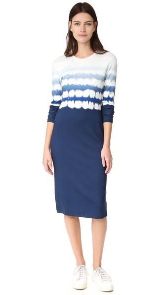 Prabal Gurung Long Sleeve Printed Dress
