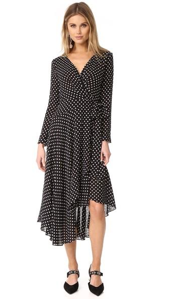 Zimmermann Stranded Wrap Dress