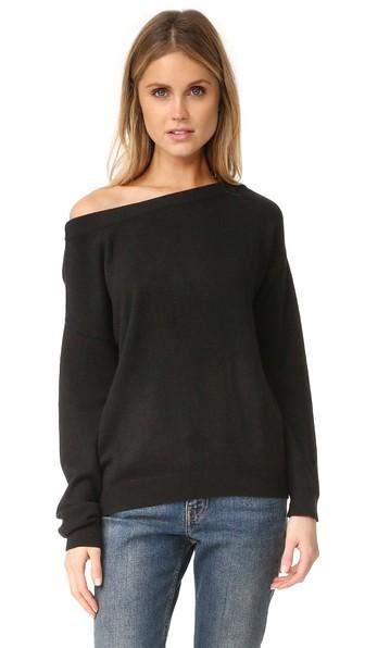 Vince Off Shoulder Cashmere Sweater