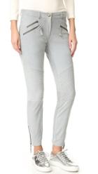 Meteo By Yves Salomon Moto Suede Pants