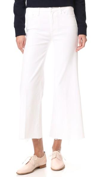 Mother The Roller Crop Fray Jeans
