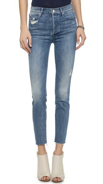 Mother Stunner Ankle Fray Jeans