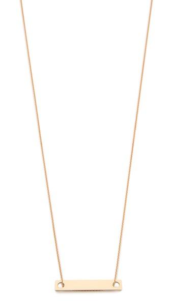 Ginette Ny Mini Baguette Necklace