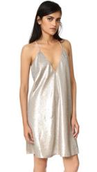 The Jetset Diaries Gold Diamond Mini Dress