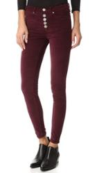 Mcguire Denim Newton Skinny Pants With Exposed Button Fly