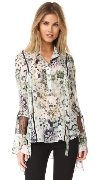 Nicholas Evergreen Batwing Blouse
