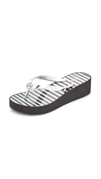 Michael Michael Kors Bedford Wedge Flip Flops