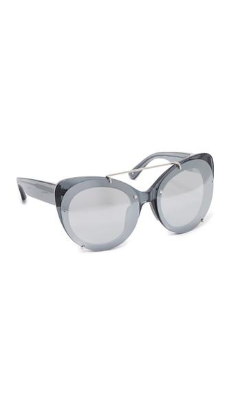 3 1 Phillip Lim Cat Aviator Mirrored Sunglasses
