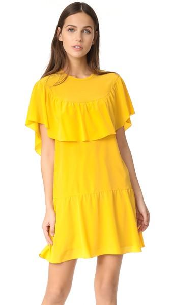 Red Valentino Ruffle Dress