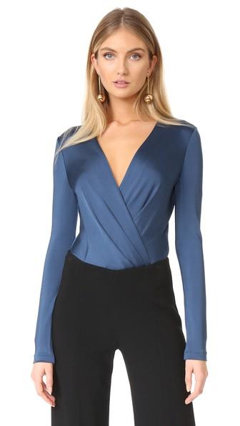 Diane Von Furstenberg Long Sleeve Lala Bodysuit