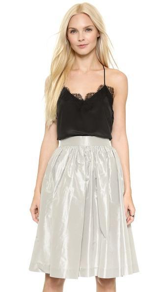 One By Cami Nyc Lace Racer Camisole - Black
