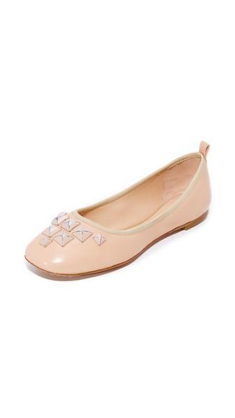 Marc Jacobs Cleo Studded Ballerina Flats